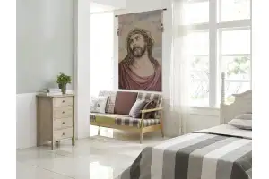 Christ Thorn's on Head Italian Wall Tapestry
