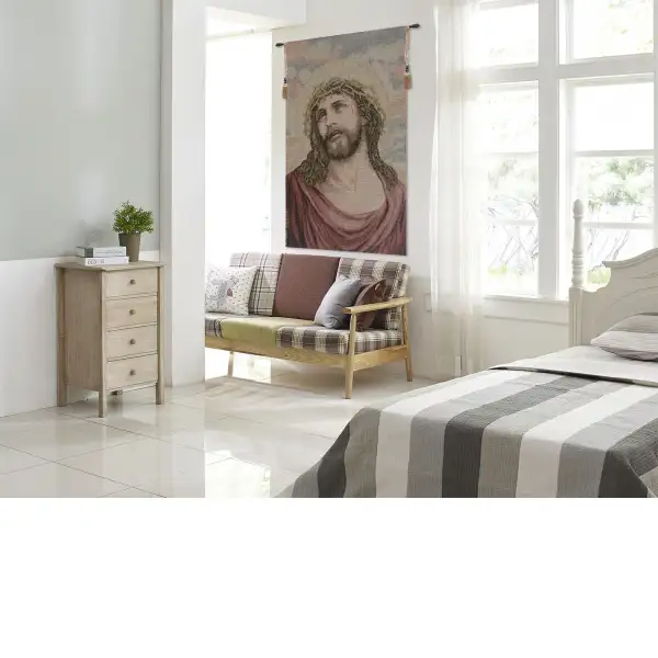 Christ Thorn's on Head Italian Wall Tapestry | Life Style 1