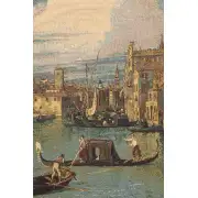 Saint Mary Of Health And The Grand Canal Horizontal Italian Tapestry - 54 in. x 38 in. Cotton/Viscose/Polyester by Alberto Passini | Close Up 2