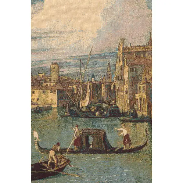 Saint Mary of Health and the Grand Canal Horizontal Italian Tapestry | Close Up 2