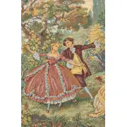 Scena Italian Tapestry - 72 in. x 26 in. Cotton/Polyester/Viscose by Francois Boucher | Close Up 1