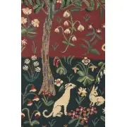 The Cluny Tree Belgian Tapestry - 34 in. x 44 in. Cotton/Viscose/Polyester by Charlotte Home Furnishings | Close Up 1