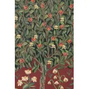 The Cluny Tree Belgian Tapestry - 34 in. x 44 in. Cotton/Viscose/Polyester by Charlotte Home Furnishings | Close Up 2