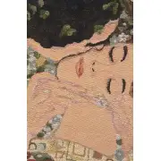 Klimt's Le Baiser Belgian Cushion Cover - 18 in. x 18 in. Cotton/viscose/goldthreadembellishments by Gustav Klimt | Close Up 2