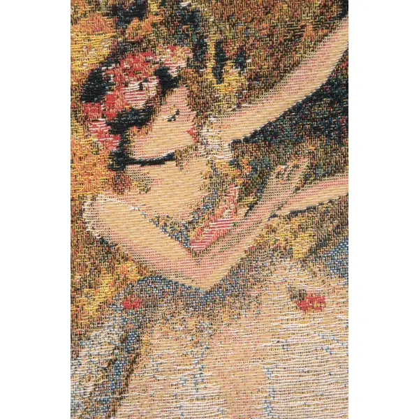 Degas Deux Dansiuses Small Belgian Cushion Cover | Close Up 2