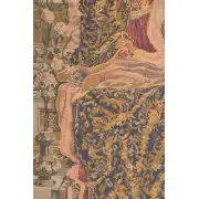 Madonna and Child Seated Belgian Tapestry Wall Hanging | Close Up 2