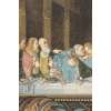 The Last Supper Italian with Border Italian Tapestry Wall Hanging | Close Up 2