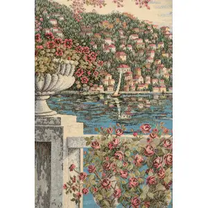Giardino Sul Lago Italian Tapestry - 53 in. x 34 in. ACotton/viscose by Alberto Passini