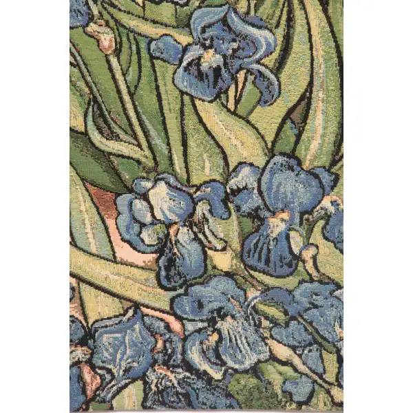Iris Small by Van Gogh Italian Tapestry | Close Up 1