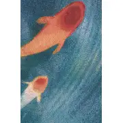 Koi Pond Small Wall Tapestry | Close Up 1