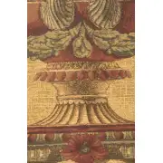 Urn on Pillar Gold Large Belgian Tapestry | Close Up 2