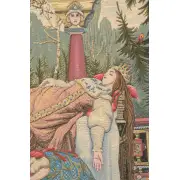 Sleeping Beauty Italian Horizontal Italian Tapestry - 48 in. x 26 in. Cotton/Viscose/Polyester by Victor Vasnetsov | Close Up 2