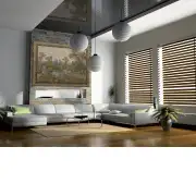 Swan in the Lake Medium with Border Italian Wall Tapestry | Life Style 1