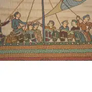Bayeux The Boat Large French Couch Cushion | Close Up 2