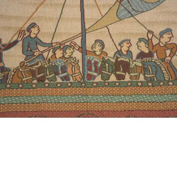 Bayeux The Boat Large Cushion | Close Up 2