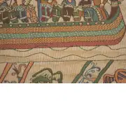 Bayeux The Boat Large French Couch Cushion | Close Up 4