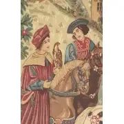 The Hunt in Red European Tapestry | Close Up 1