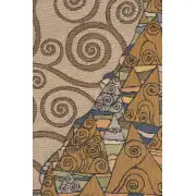 L'Attente Klimt a Droite Gris French Wall Tapestry | Close Up 2