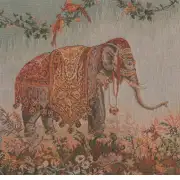 Elephant I Small Cushion - 14 in. x 14 in. Cotton by Jean-Baptiste Huet | Close Up 1