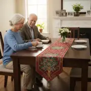 Orange Tree II Large Decorative Table Mat | Life Style 2