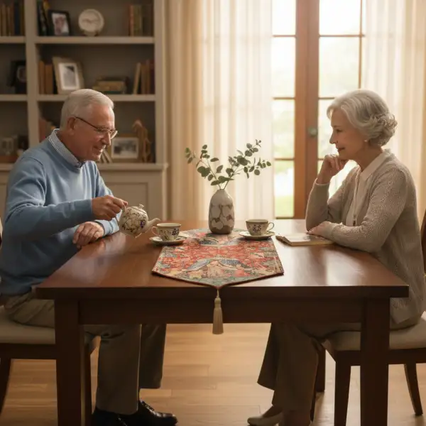 A Mon Seul Desir Small Decorative Table Mat | Life Style 2