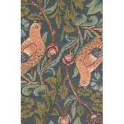 Brother Rabbit Small French Table Mat - 35 in. x 14 in. Wool/cotton/others by William Morris | Close Up 1