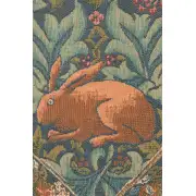 Brother Rabbit Small French Table Mat - 35 in. x 14 in. Wool/cotton/others by William Morris | Close Up 2