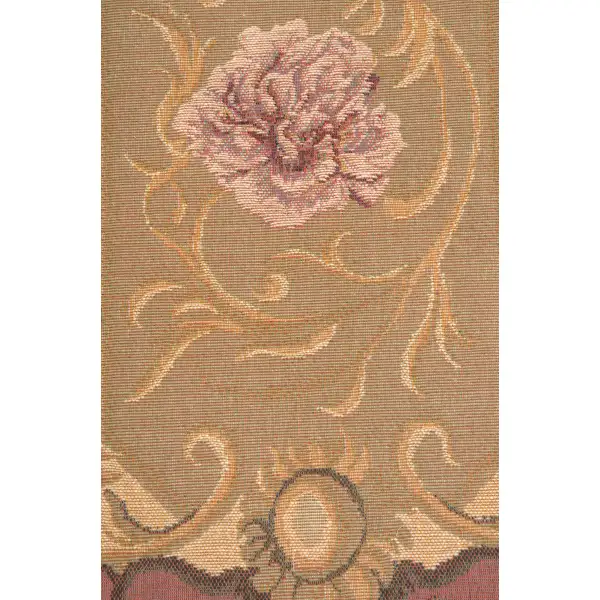 Josephine Light Large French Table Mat - 70 in. x 14 in. Wool/cotton/others by Charlotte Home Furnishings | Close Up 2