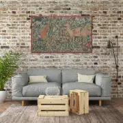 Pheasant And Doe French Wall Tapestry - 32 in. x 18 in. Cotton/Viscose/Polyester by William Morris | Life Style 1