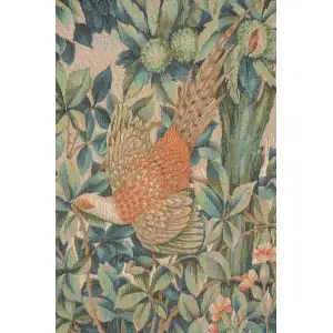 Rabbit Pheasant And Doe French Wall Tapestry - 51 in. x 19 in. Cotton/Viscose/Polyester by William Morris