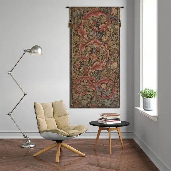 Acanthe Brown Medium French Wall Tapestry | Life Style 1