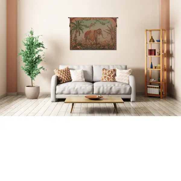 Royal Elephant Large French Wall Tapestry | Life Style 1