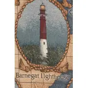 Lighthouses of the Northeast Afghan Throw | Close Up 1