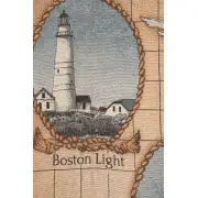 Lighthouses of the Northeast Afghan Throw | Close Up 2