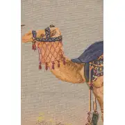 The Camel Large With Border French Wall Tapestry - 62 in. x 48 in. Cotton/Viscose/Polyester by Charlotte Home Furnishings | Close Up 1