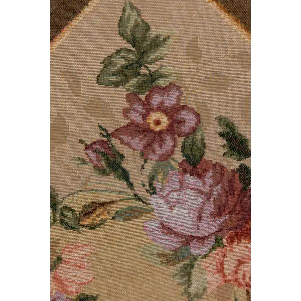 French Floral Roses Small Decorative Table Mat | Close Up 3