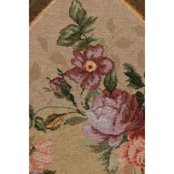 French Floral Roses Small Decorative Table Mat | Close Up 4