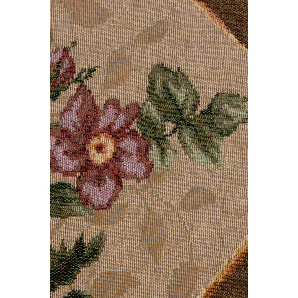 French Floral Roses Small Decorative Table Mat | Close Up 5