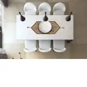 French Floral Roses Small Decorative Table Mat | Life Style 1