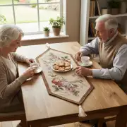 French Floral Roses Small Decorative Table Mat | Life Style 2