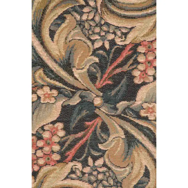 William Morris Red Small French Table Mat | Close Up 1