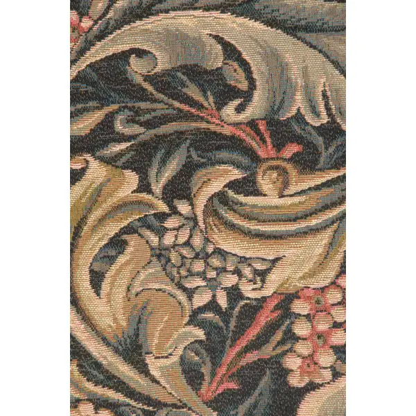 William Morris Red Small French Table Mat | Close Up 2