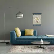 Lemon Delight Chenille Wall Tapestry Bell Pull | Life Style 1