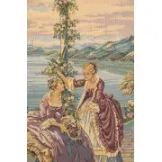 Dame E Lago Italian Tapestry - 43 in. x 26 in. cotton/viscose/Polyester by Francois Boucher | Close Up 1