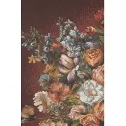 Bouquet Exemplar Red French Wall Tapestry | Close Up 2