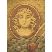 Olde World Filigree Urn Gold Belgian Tapestry | Close Up 1
