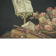 Violin Italian Wall Tapestry | Close Up 1