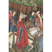 Duke Of Berry I Belgian Tapestry Wall Hanging - 35 in. x 25 in. CottonWool by Charlotte Home Furnishings | Close Up 2