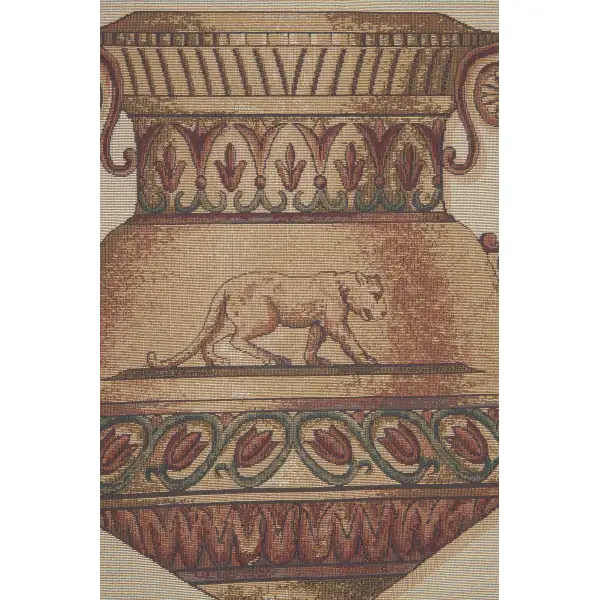 Ancient Urn Belgian Tapestry Wall Hanging | Close Up 1