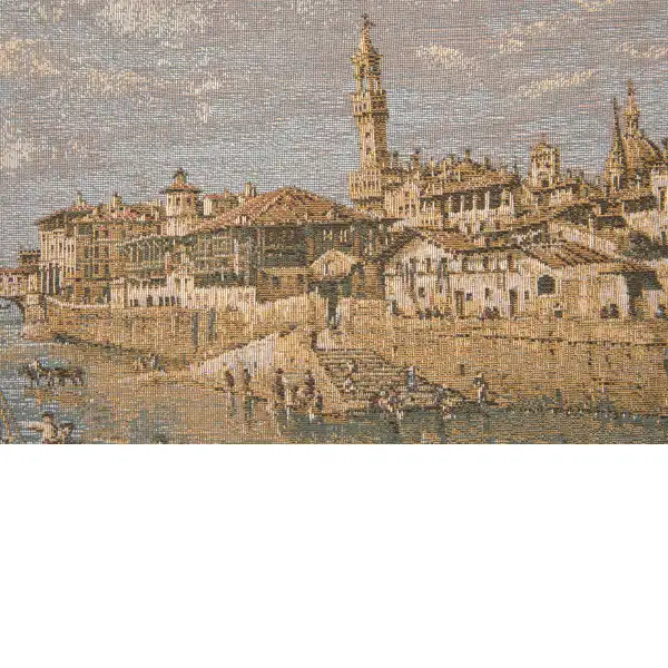 Florence from the Arno Italian Tapestry | Close Up 1